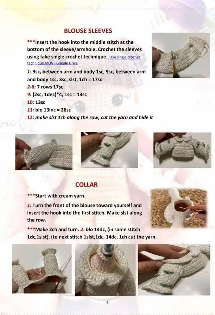 Crochet Amigurumi Doll with Balloons Pattern Tutorial
