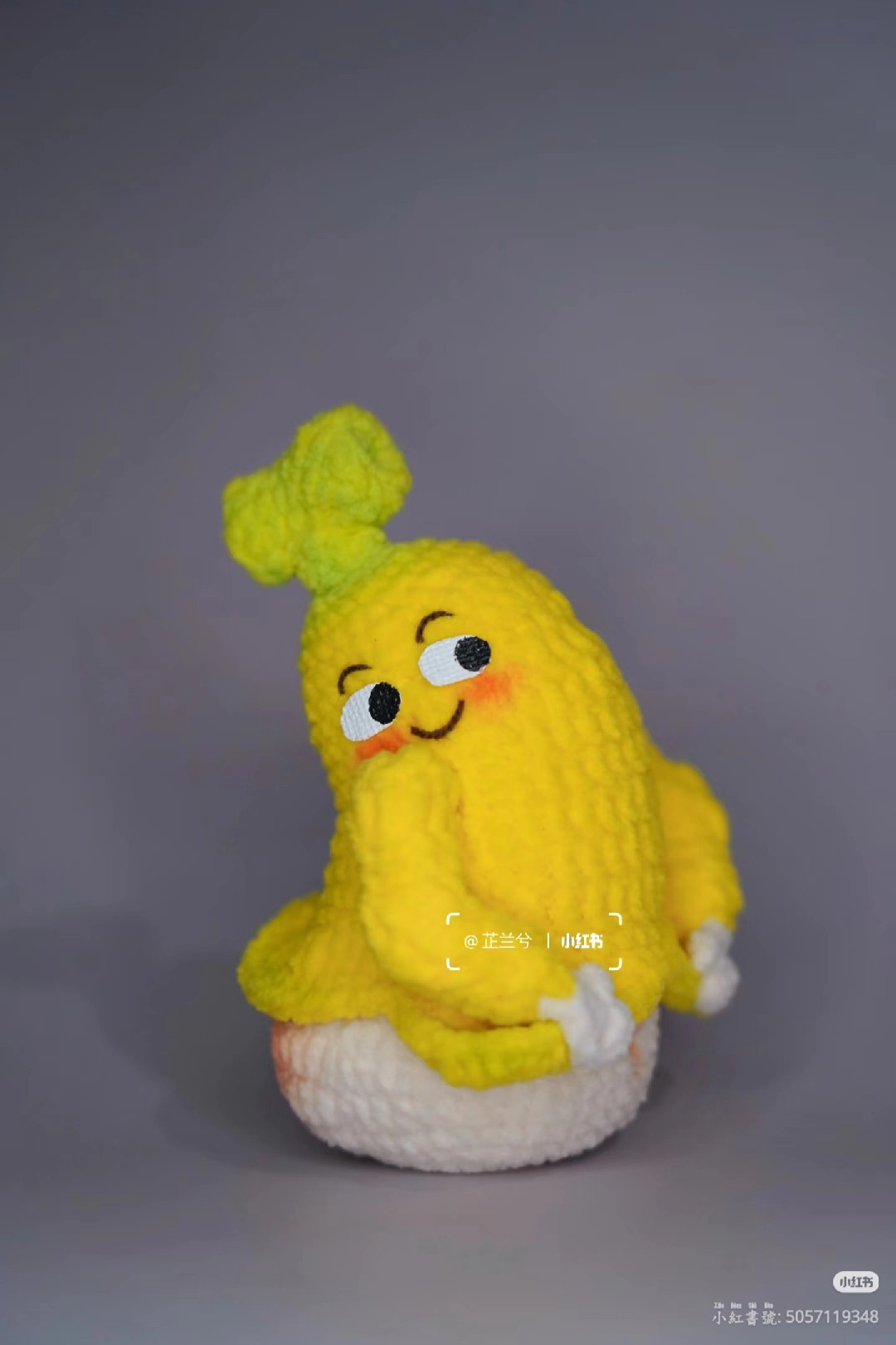 Crochet Chart: Hướng Dẫn Móc Chuối Nướng Dễ Thương