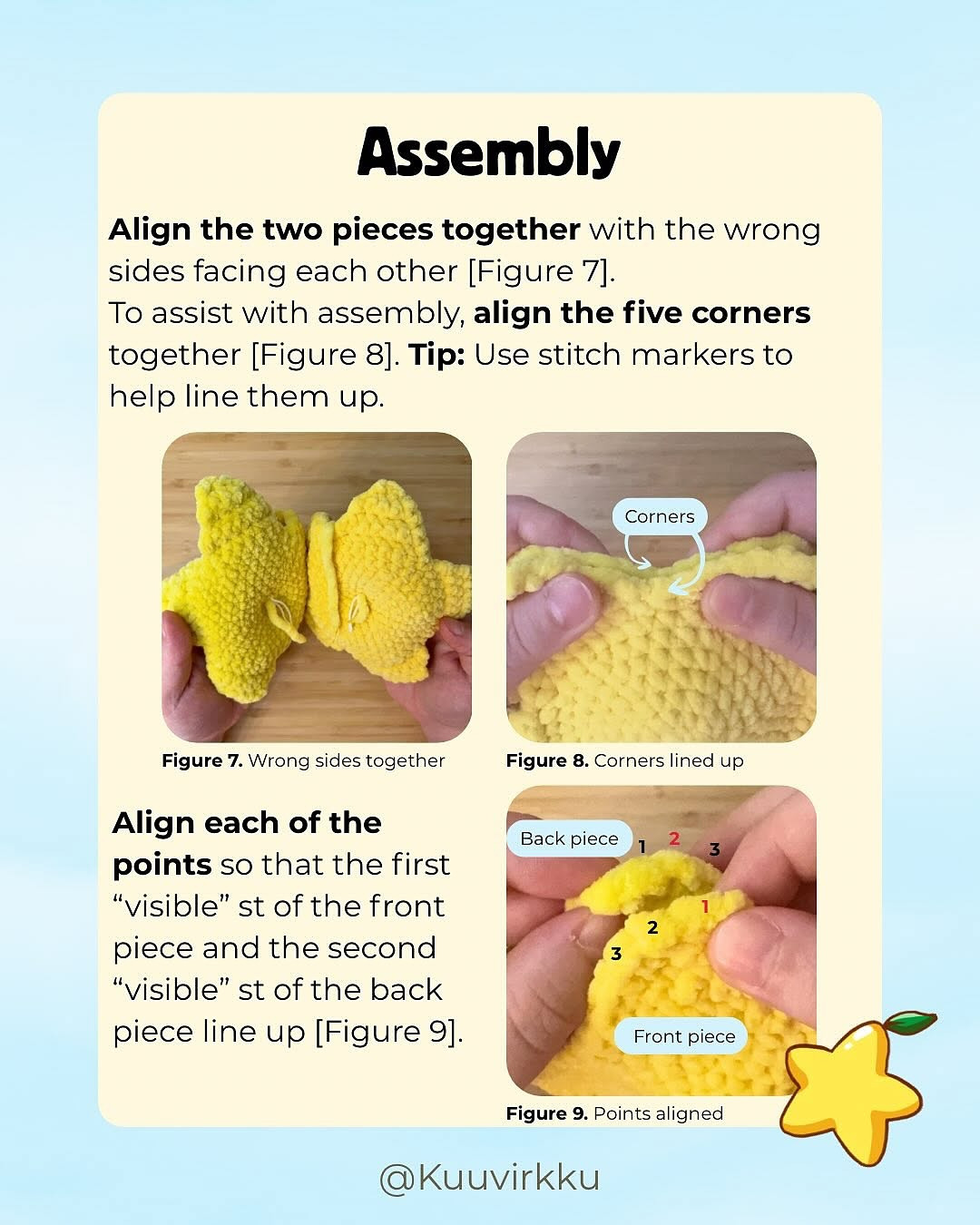 Crochet Paopu Fruit Pattern - Easy and Free for Beginners