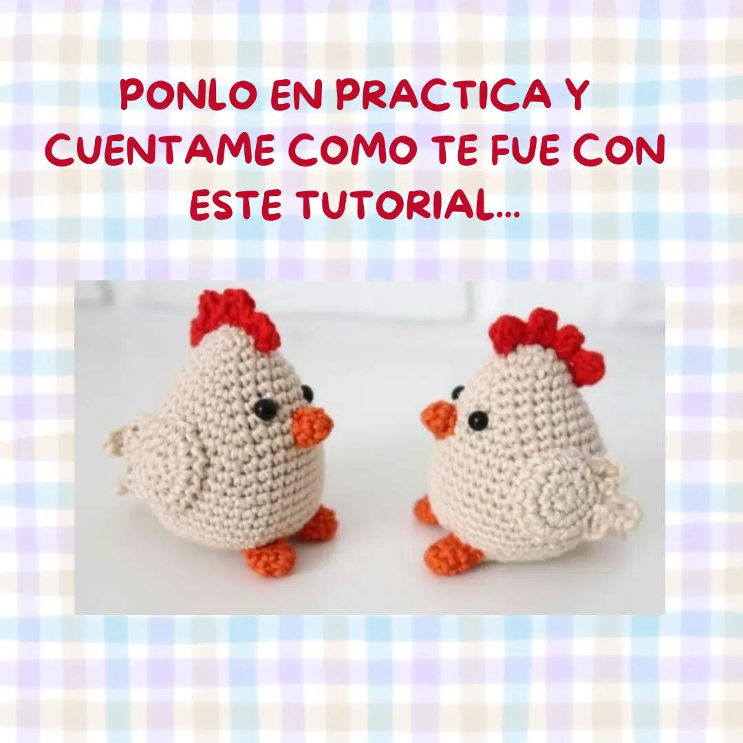 Crochet para hacer lindos pollitos en miniatura