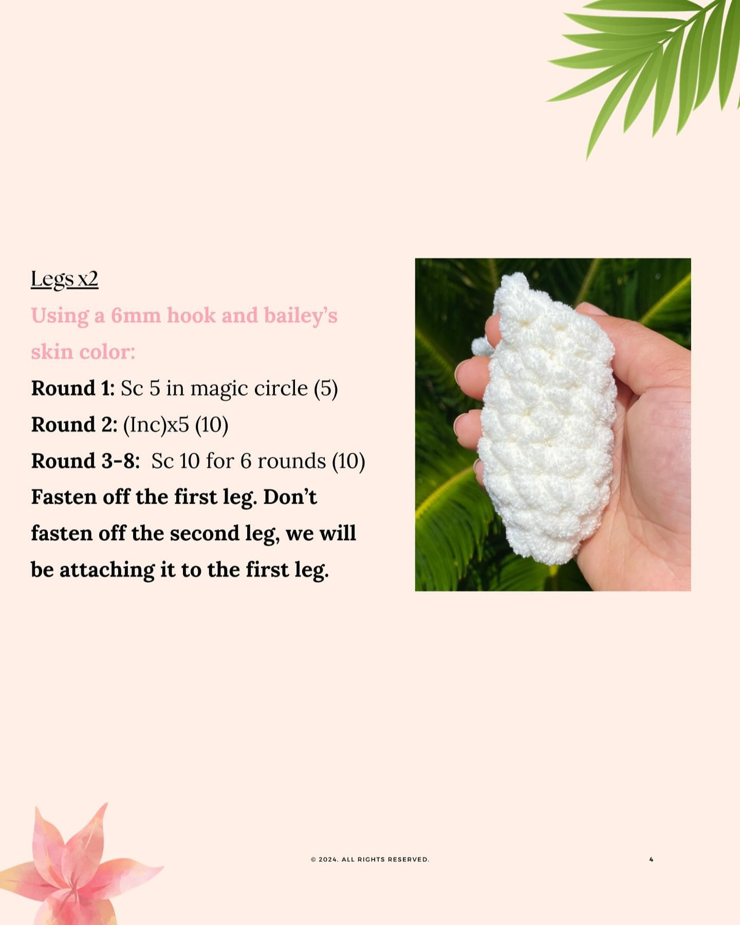 Crochet Pattern: Bailey the Bunny in a Cute Skirt