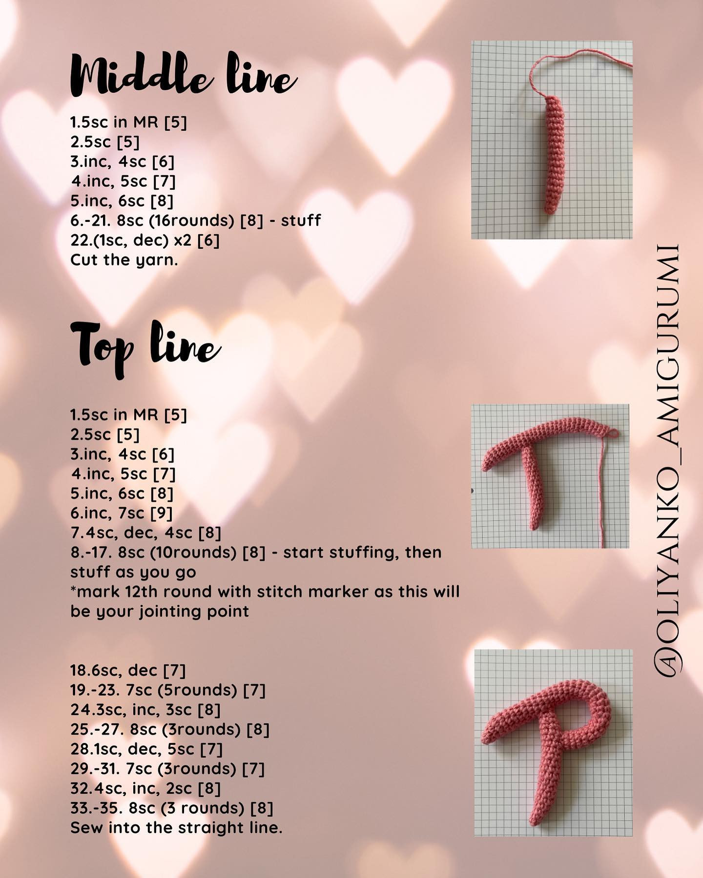 Crochet Pattern for Pink Letter B Decoration