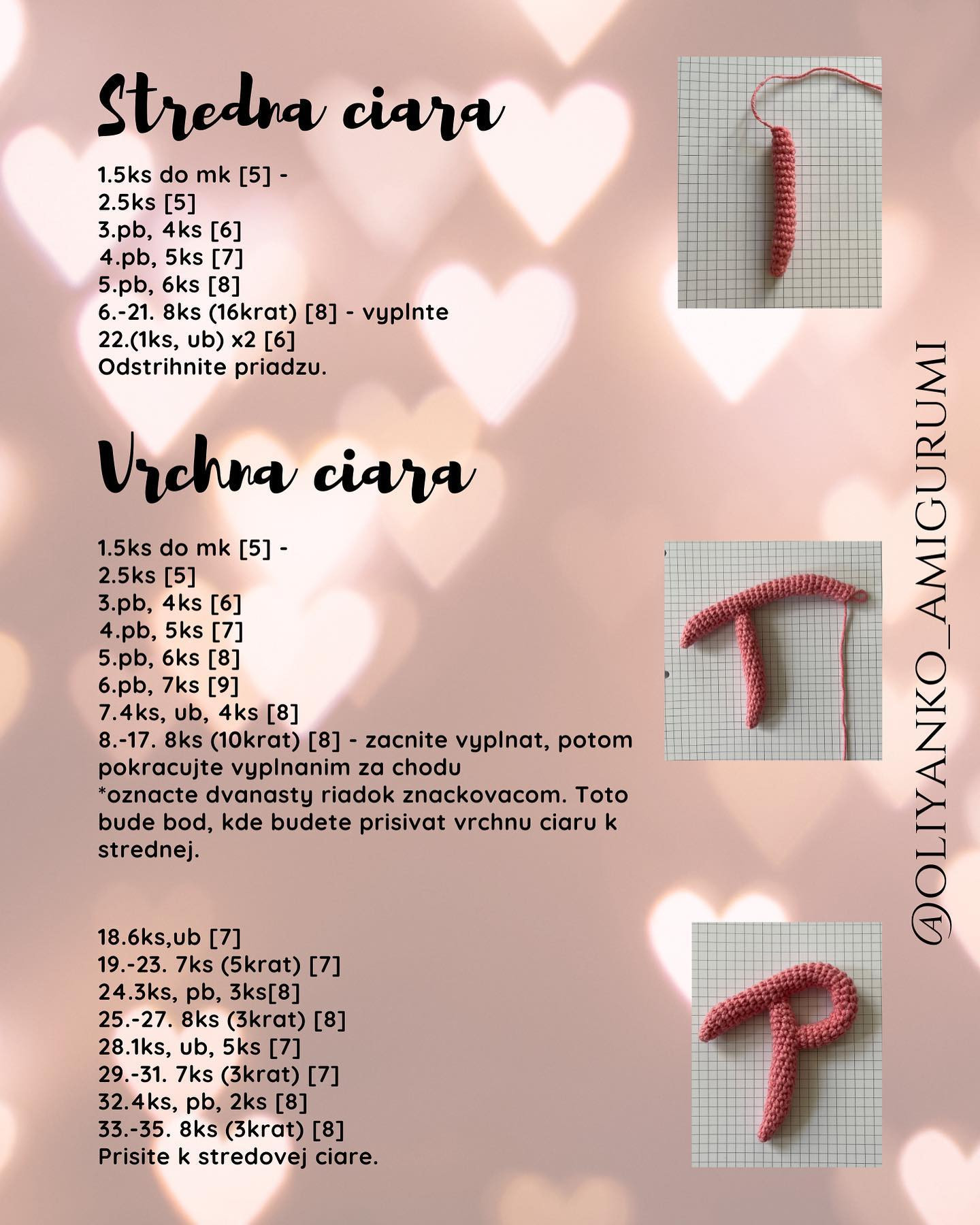 Crochet Pattern for Pink Letter B Decoration