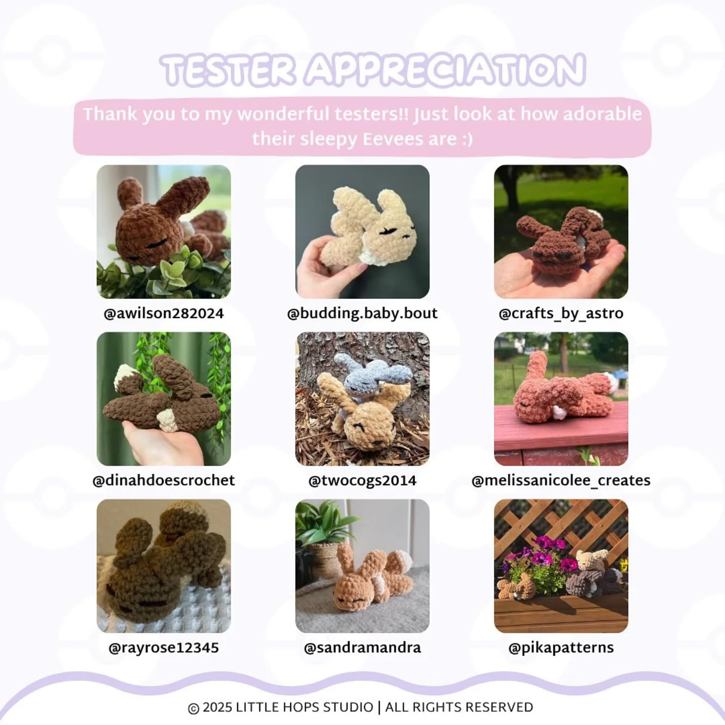 Crochet Sleepy Eevee Pattern for Amigurumi Enthusiasts