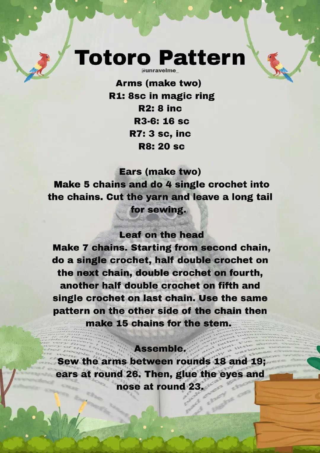 Crochet Totoro Pattern: A Cute Amigurumi Project for DIY Enthusiasts