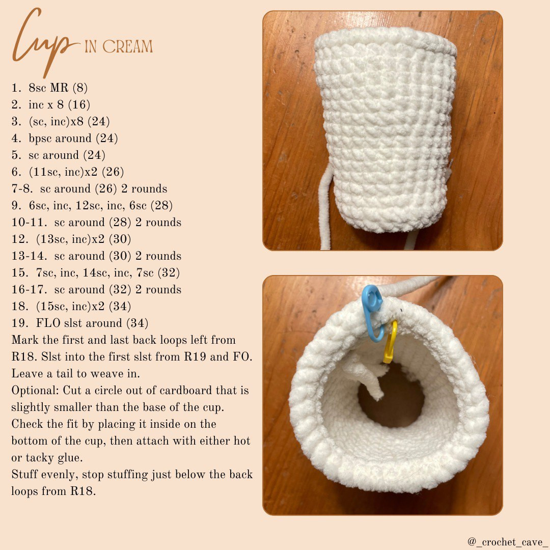 Crochet Your Cozy Pumpkin Spice Latte for Fall