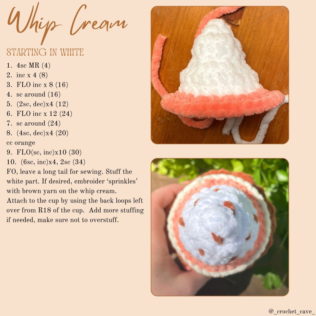 Crochet Your Cozy Pumpkin Spice Latte for Fall