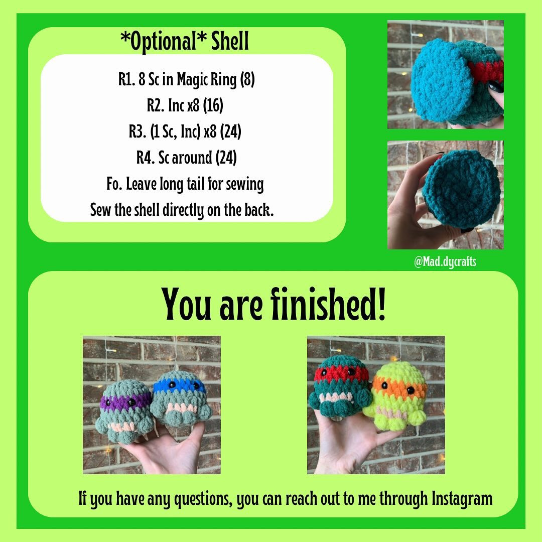 Crochet Your Own Adorable Chubby Turtles with This Free Pattern