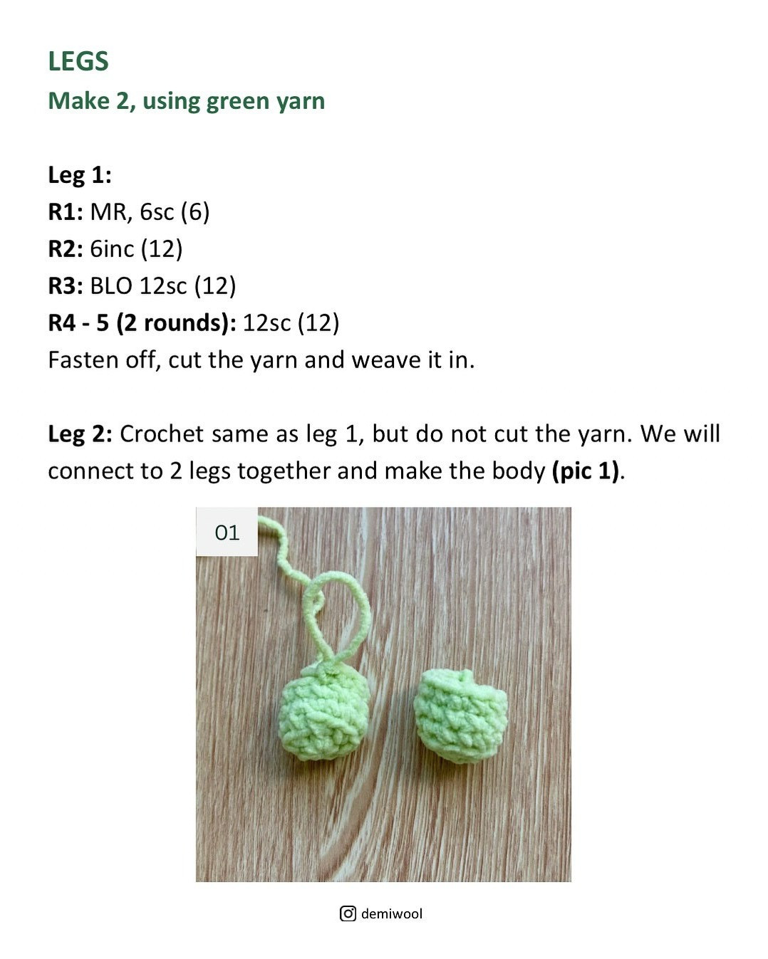 Crochet Your Own Adorable Green Monster with This Free Pattern