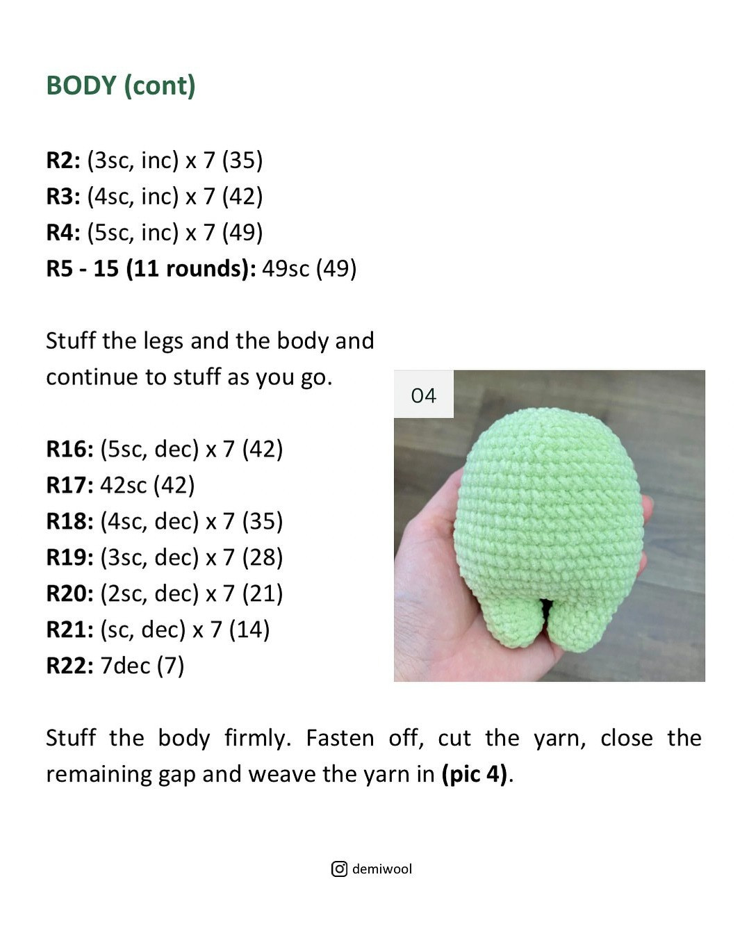 Crochet Your Own Adorable Green Monster with This Free Pattern