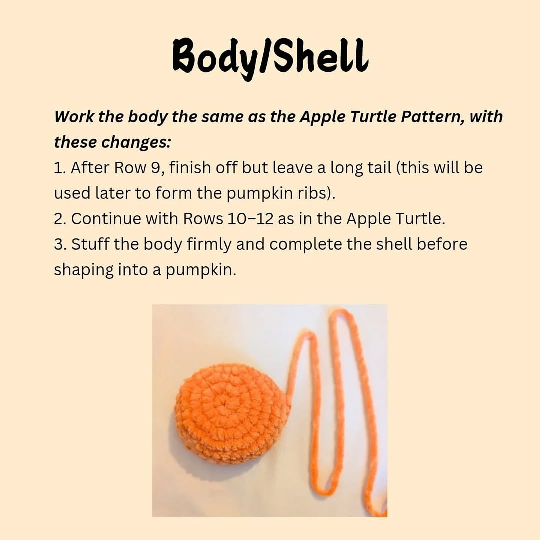 Crochet Your Own Adorable Pumpkin and Apple Turtles for Fall
