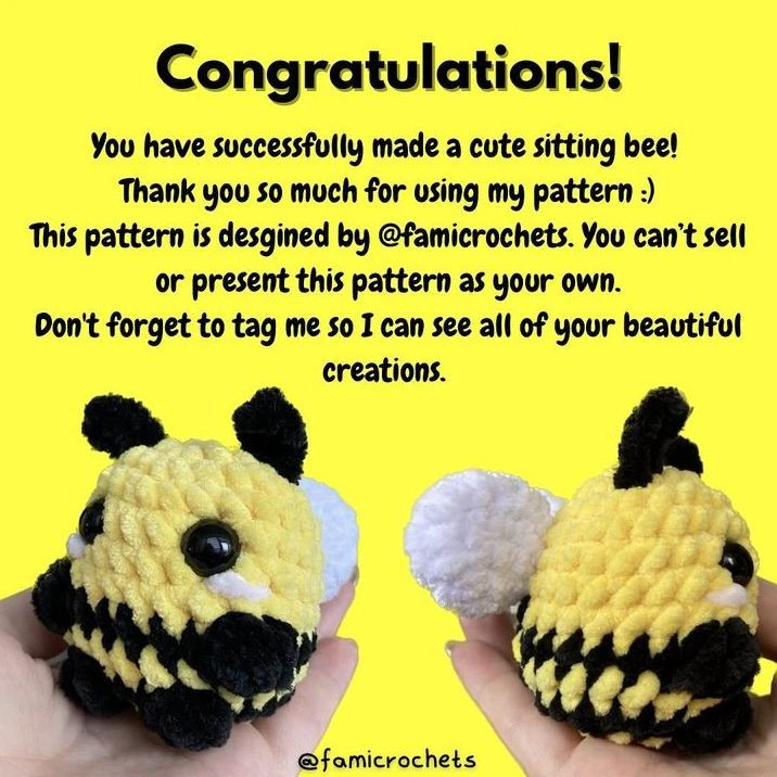 Crochet Your Own Cute Bee with This Free Pattern