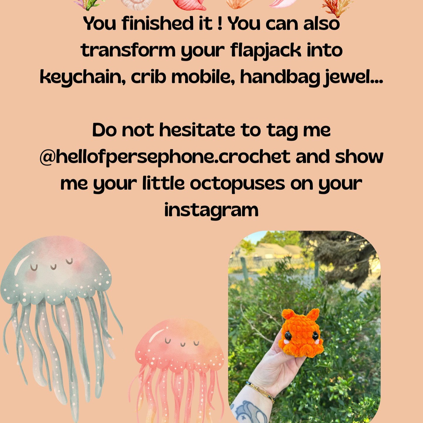 Crochet Your Own Mini Jackflap Octopus: Free No-Sew Pattern!
