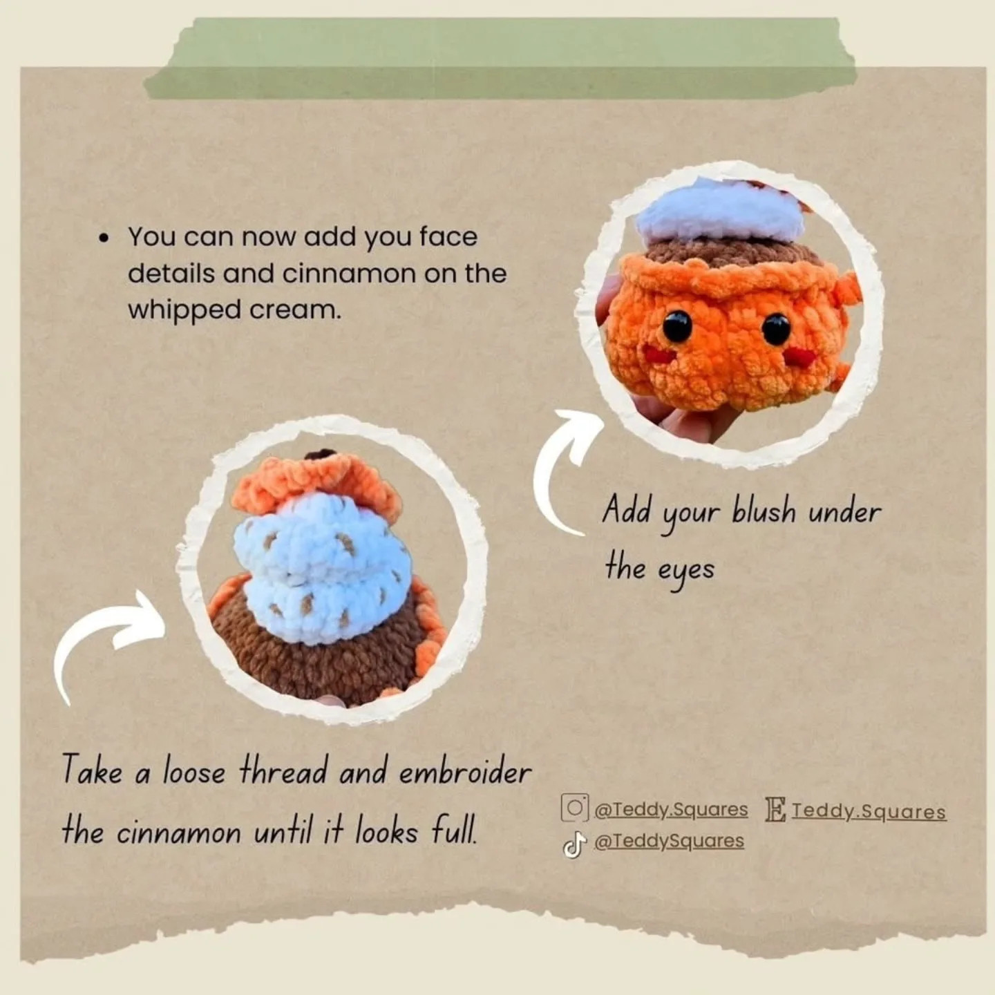 Crochet Your Own Mini Pumpkin Spice Latte Amigurumi Pattern