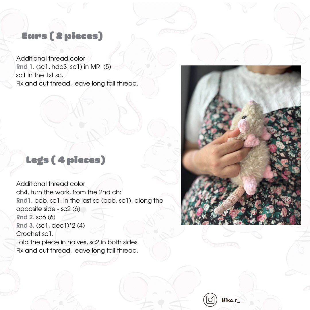 Crochet Your Own Rat with This Free Pattern