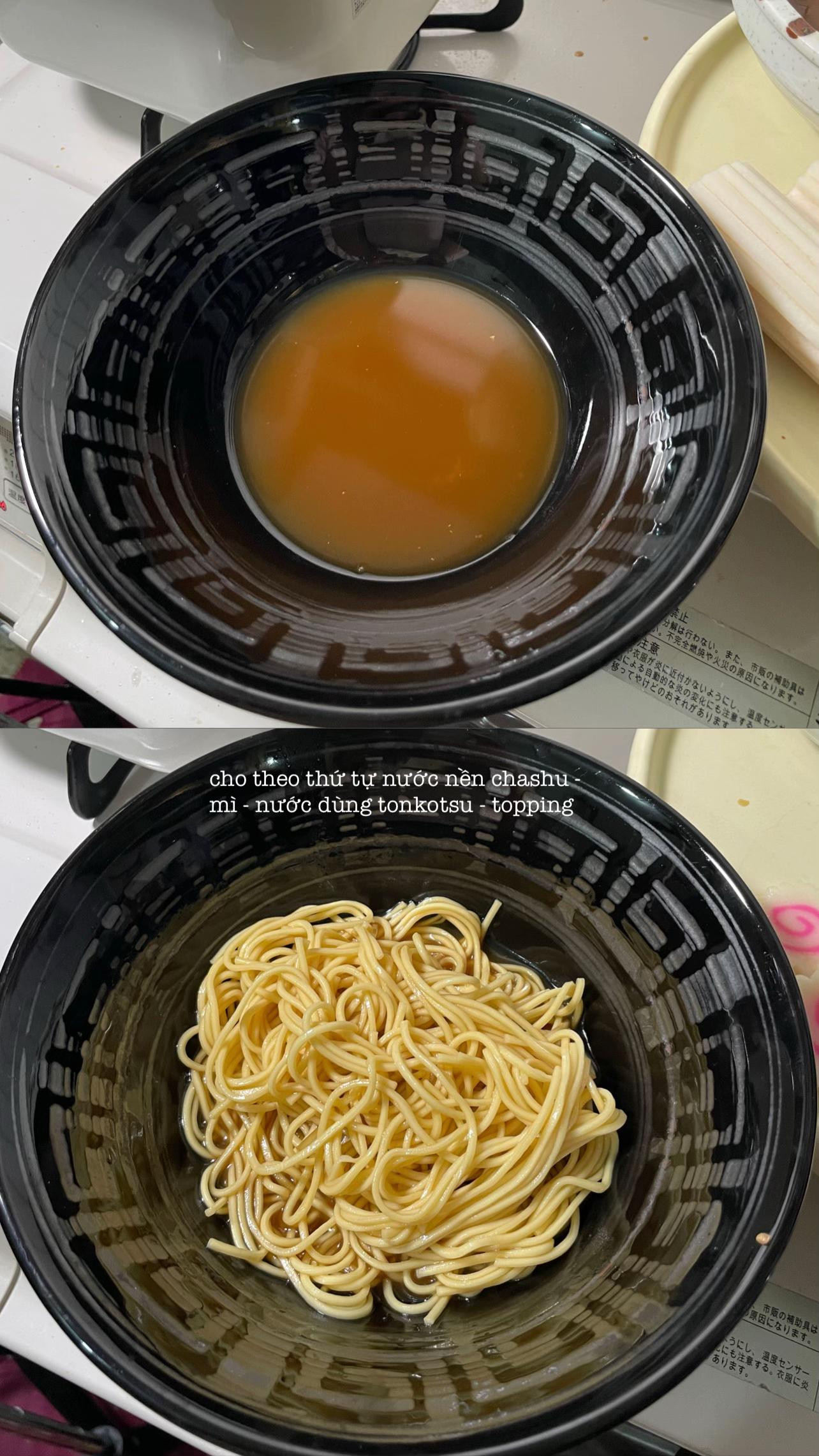 Cũng ramen nhưng công thức này hong coá mặnnn 🤩🤌🏻
豚骨ラーメン - Tonkotsu ramen 🍜