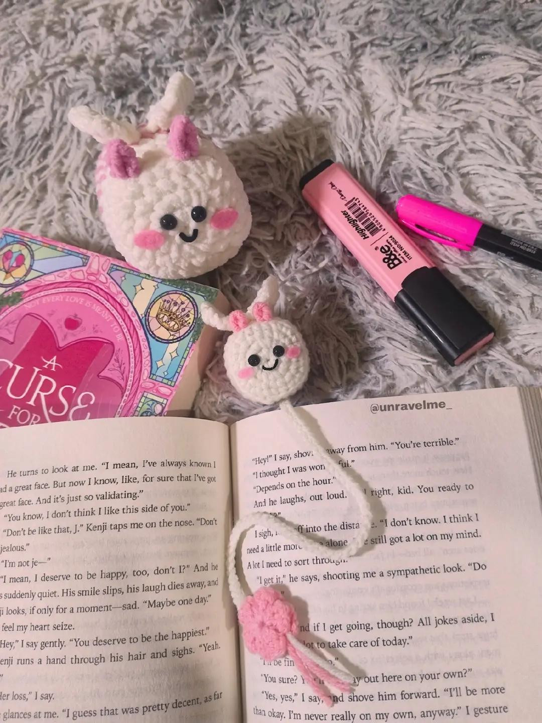 Cute Crochet Bee and Bunny Bookmark Pattern Release