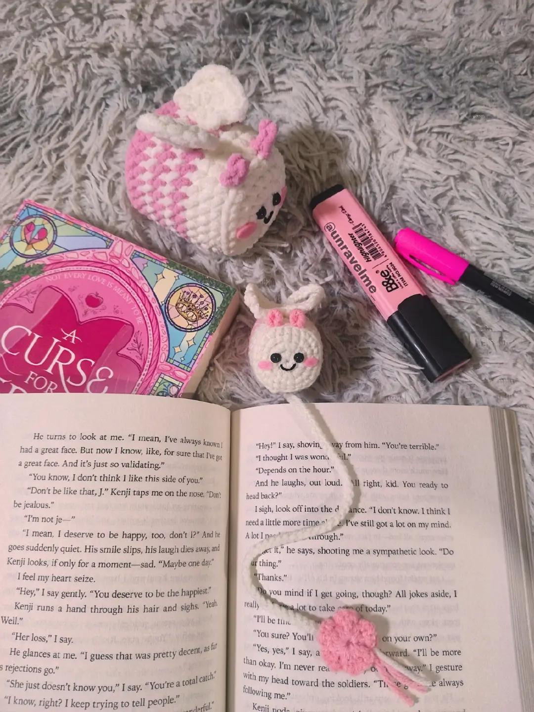 Cute Crochet Bee and Bunny Bookmark Pattern Release