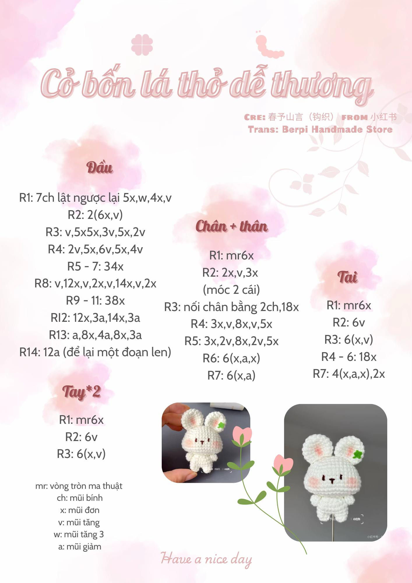Cute Crochet Bunny Pattern for Beginners to Enjoy Crafting
