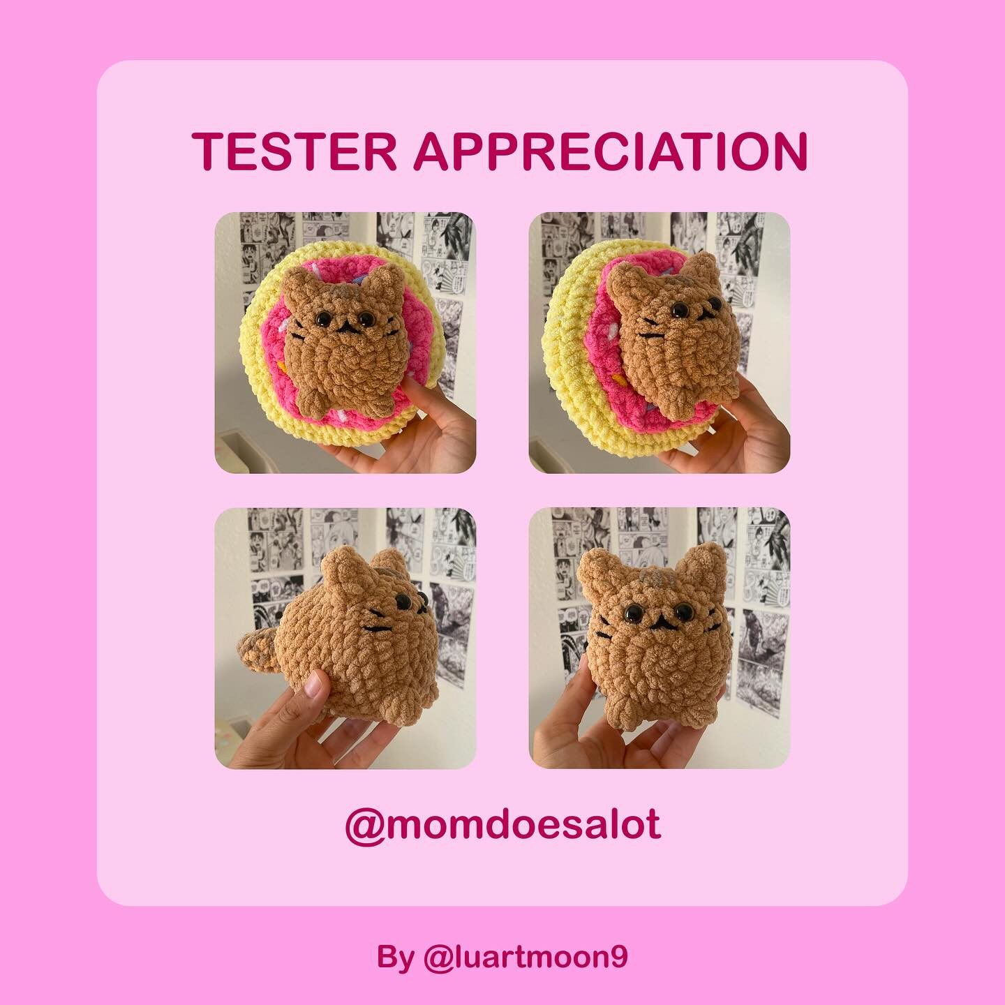 Cute Crochet Cat Donut Pattern - Free Amigurumi Tutorial