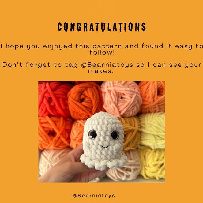 Cute Crochet Ghosts Free Pattern for Halloween Crafting Fun