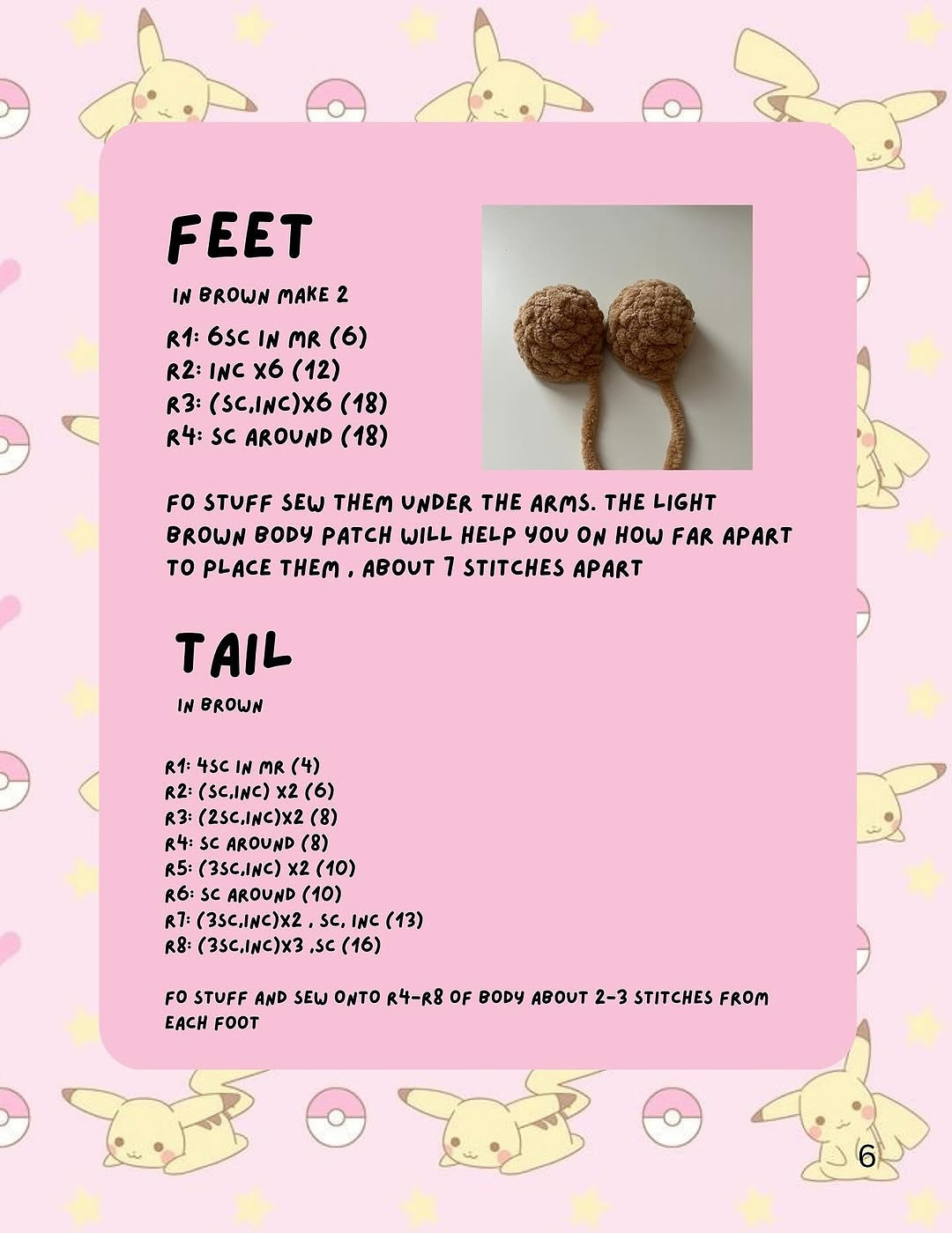 Cute Crochet Pattern for Plush Toy with Free Instructions