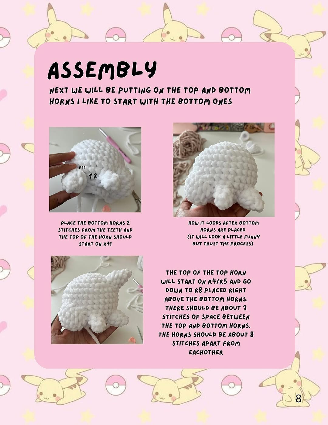 Cute Crochet Pattern for Plush Toy with Free Instructions