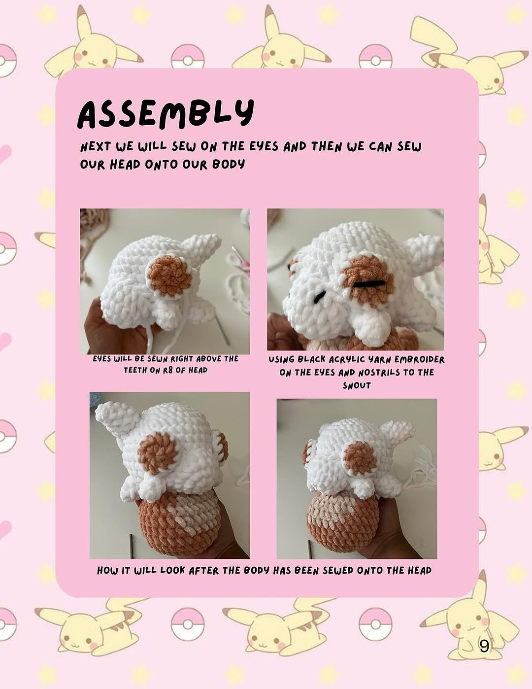 Cute Crochet Pattern for Plush Toy with Free Instructions