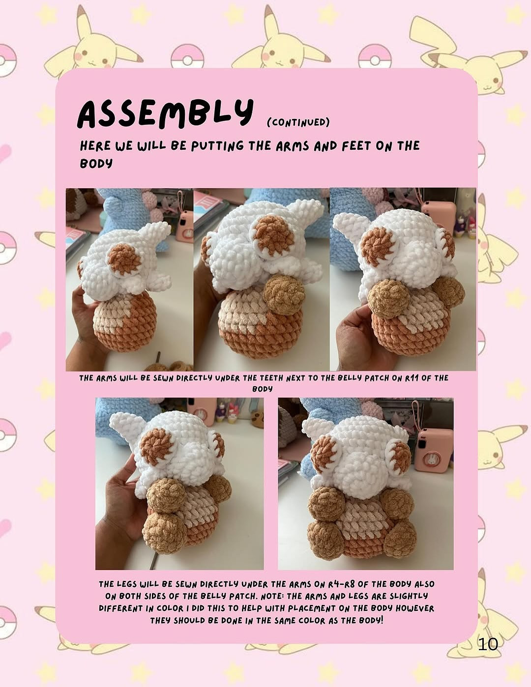 Cute Crochet Pattern for Plush Toy with Free Instructions