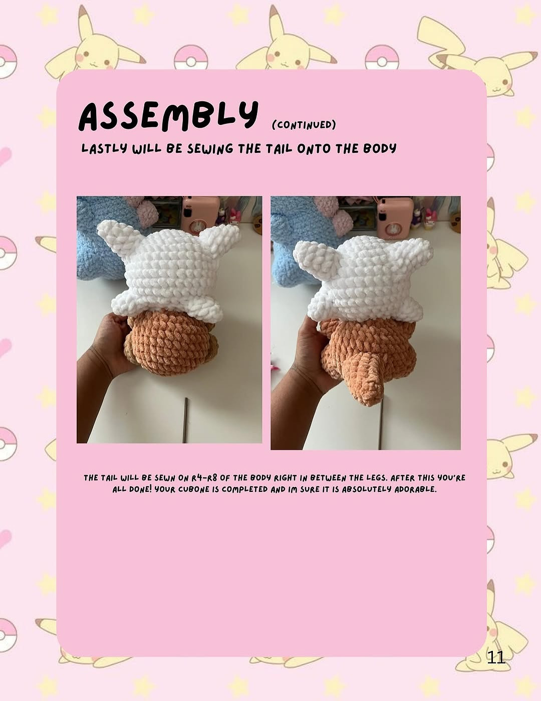 Cute Crochet Pattern for Plush Toy with Free Instructions
