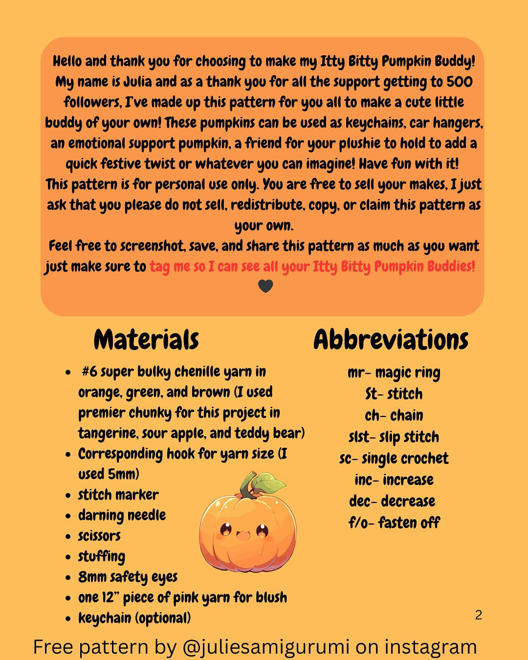 Cute Crochet Pumpkin Pattern: Quick, No Sewing Needed