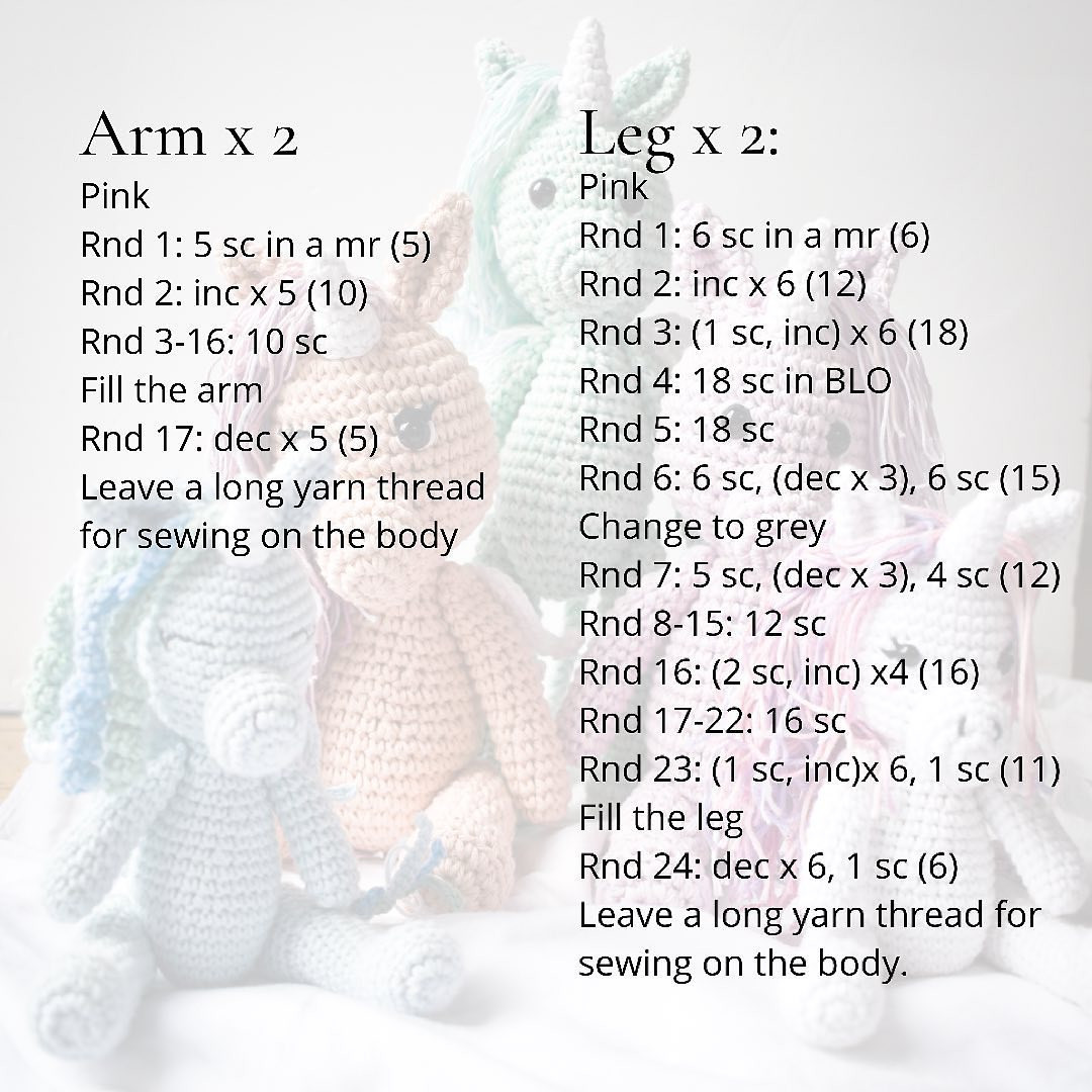 Cute Crochet Unicorns: Free Pattern Available Now