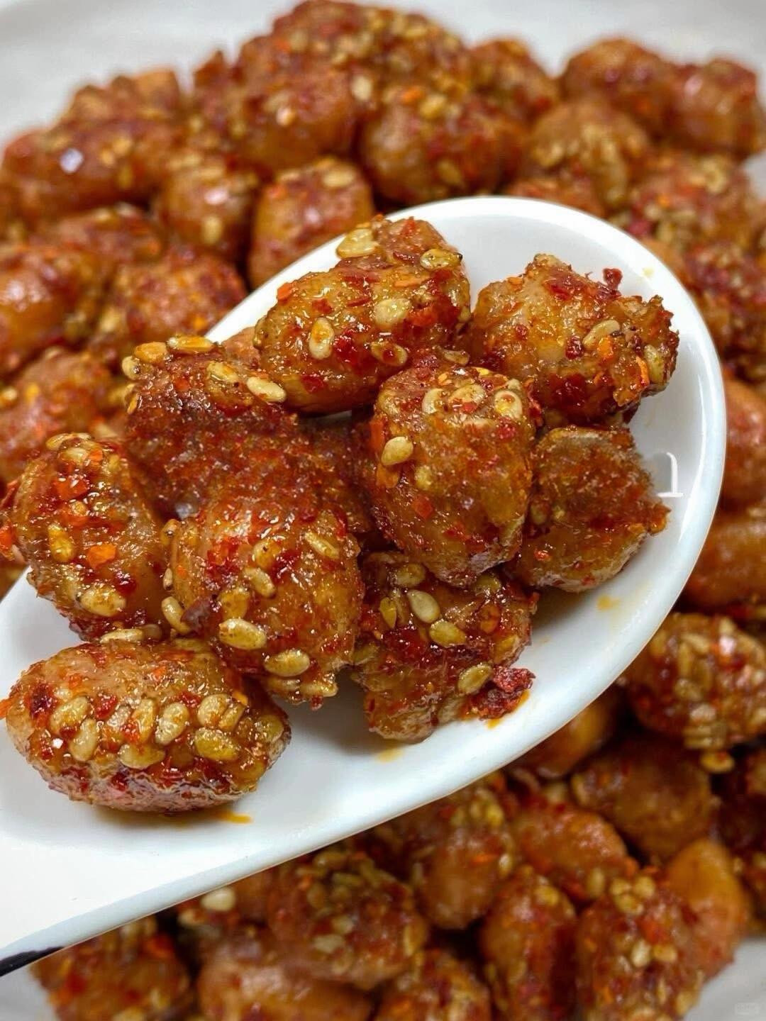 ĐẬU PHỘNG RIM TỎI ỚT - MÓN NHÂM NHI SIÊU DỄ LÀM 🥜