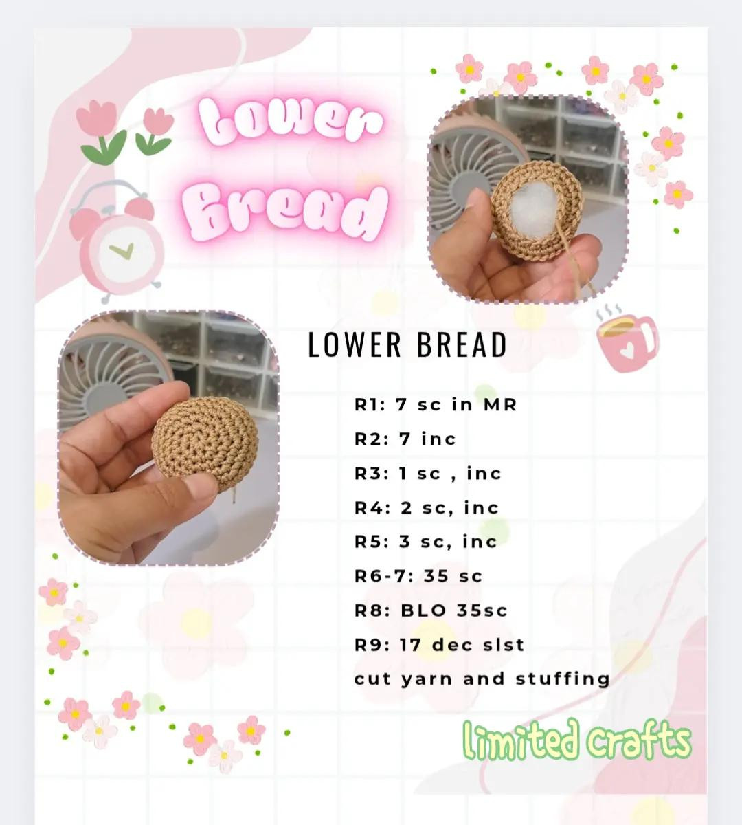 Easy Crochet Hamburger Pattern for Beginners