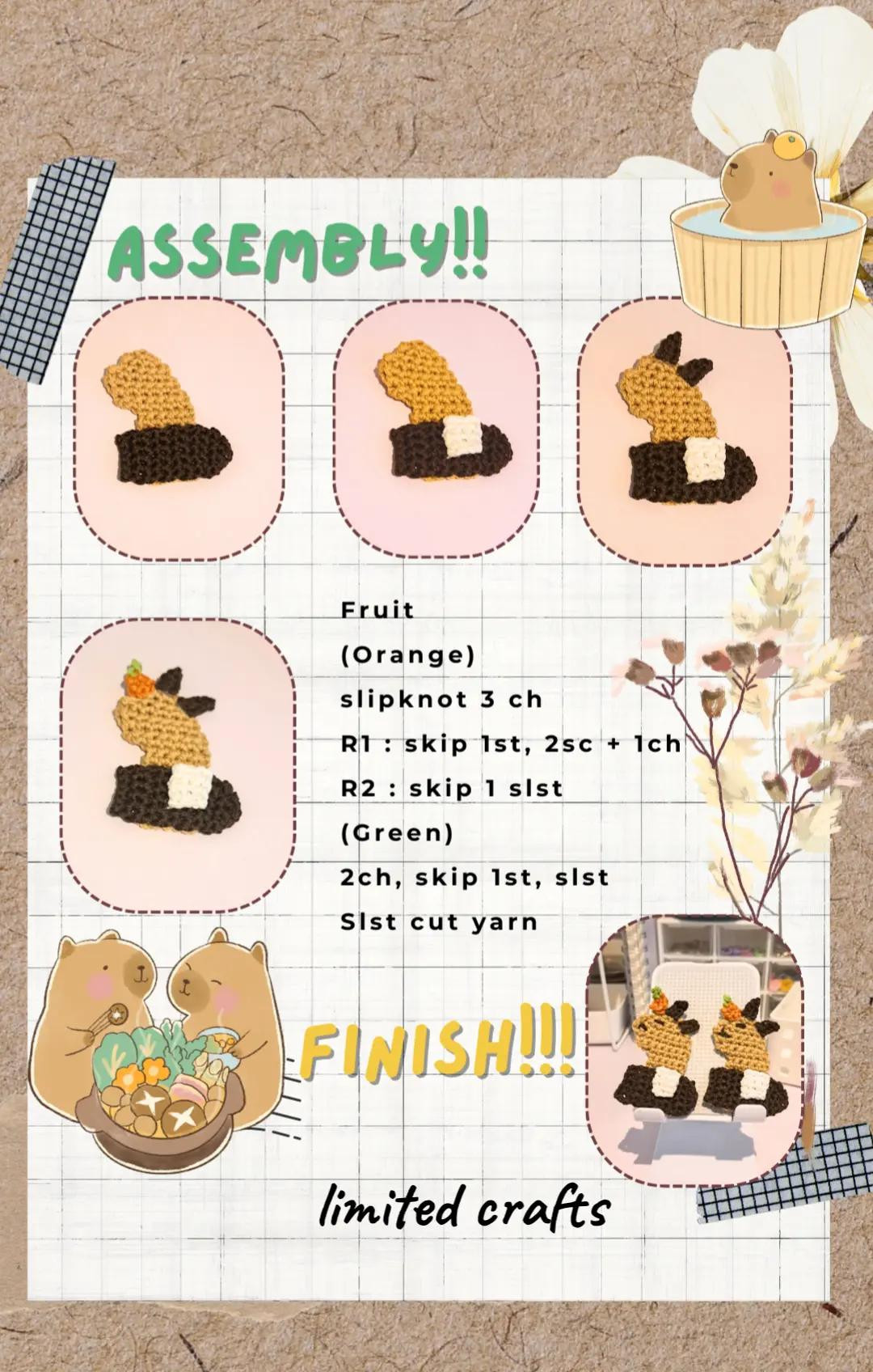 Easy Crochet Pattern: Adorable Animal Coasters for Beginners