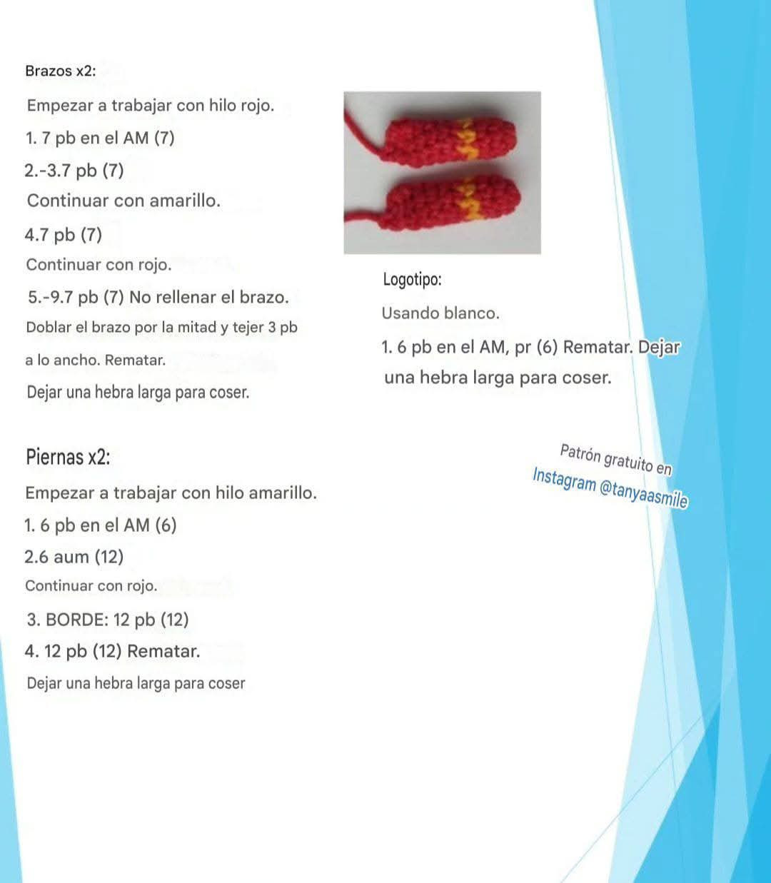 El Pequeño Flash: Patrón de Ganchillo Gratis