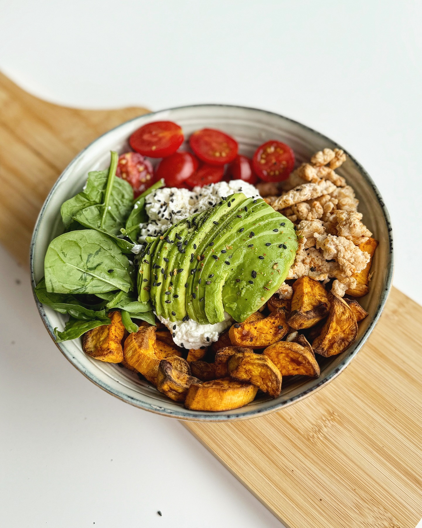 Energizing Sweet Potato and Avocado Power Bowl