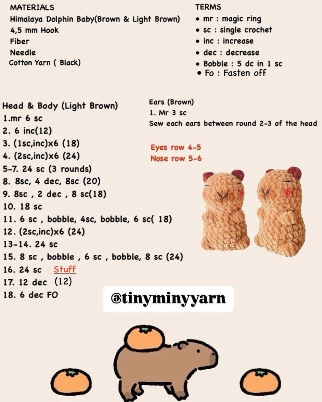 Free Crochet Pattern: Cute Plush Toy for Beginners