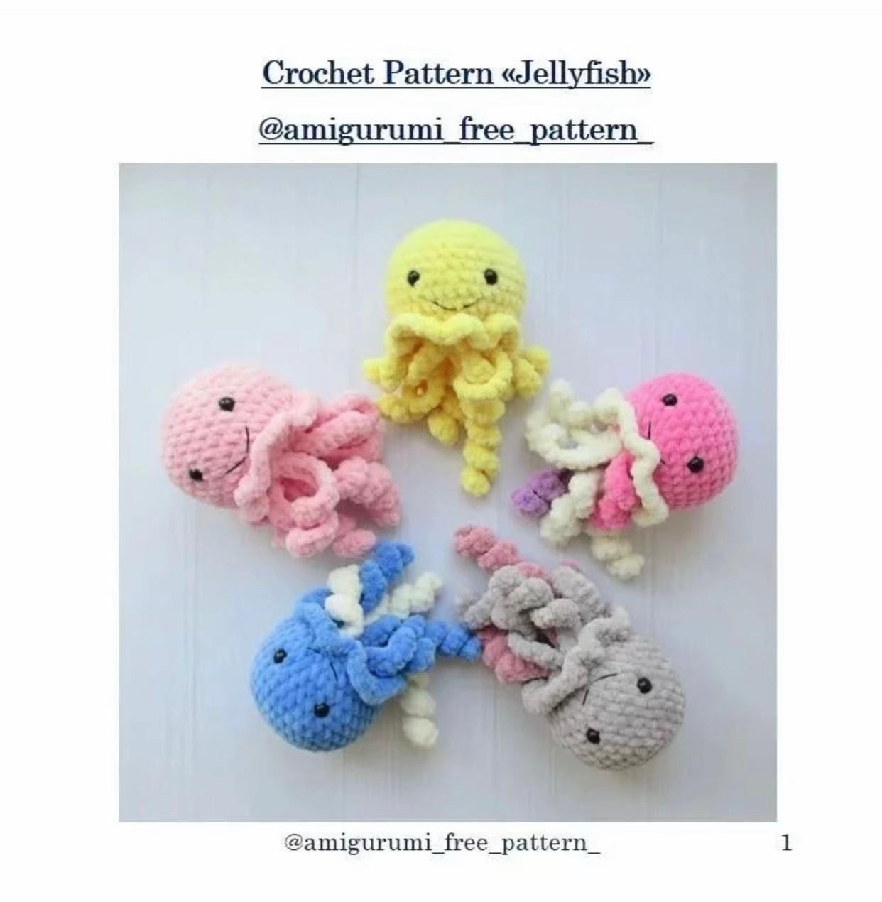 Free Crochet Pattern for Colorful Amigurumi Octopus
