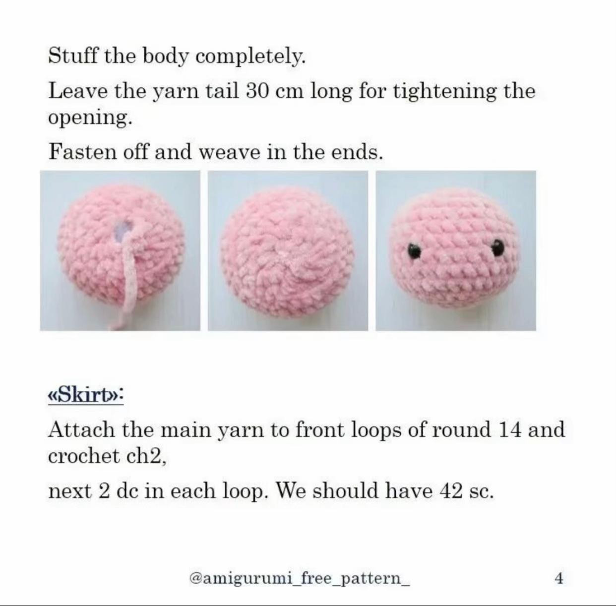 Free Crochet Pattern for Colorful Amigurumi Octopus