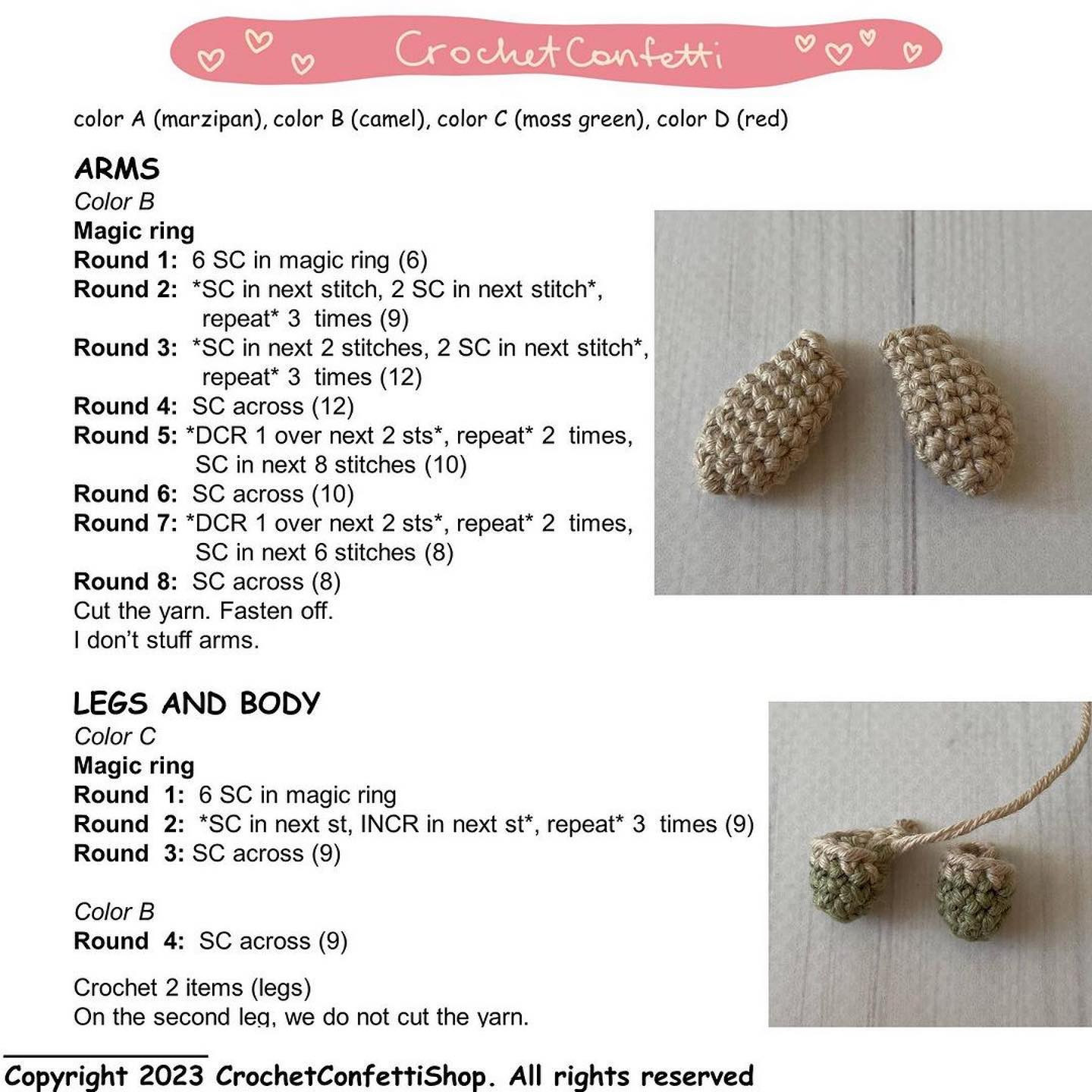 Free Crochet Pattern for Cute Mushroom Doll