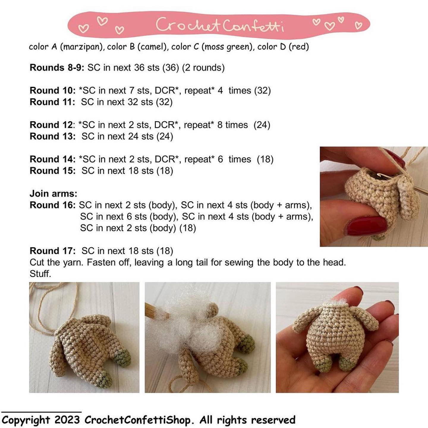 Free Crochet Pattern for Cute Mushroom Doll