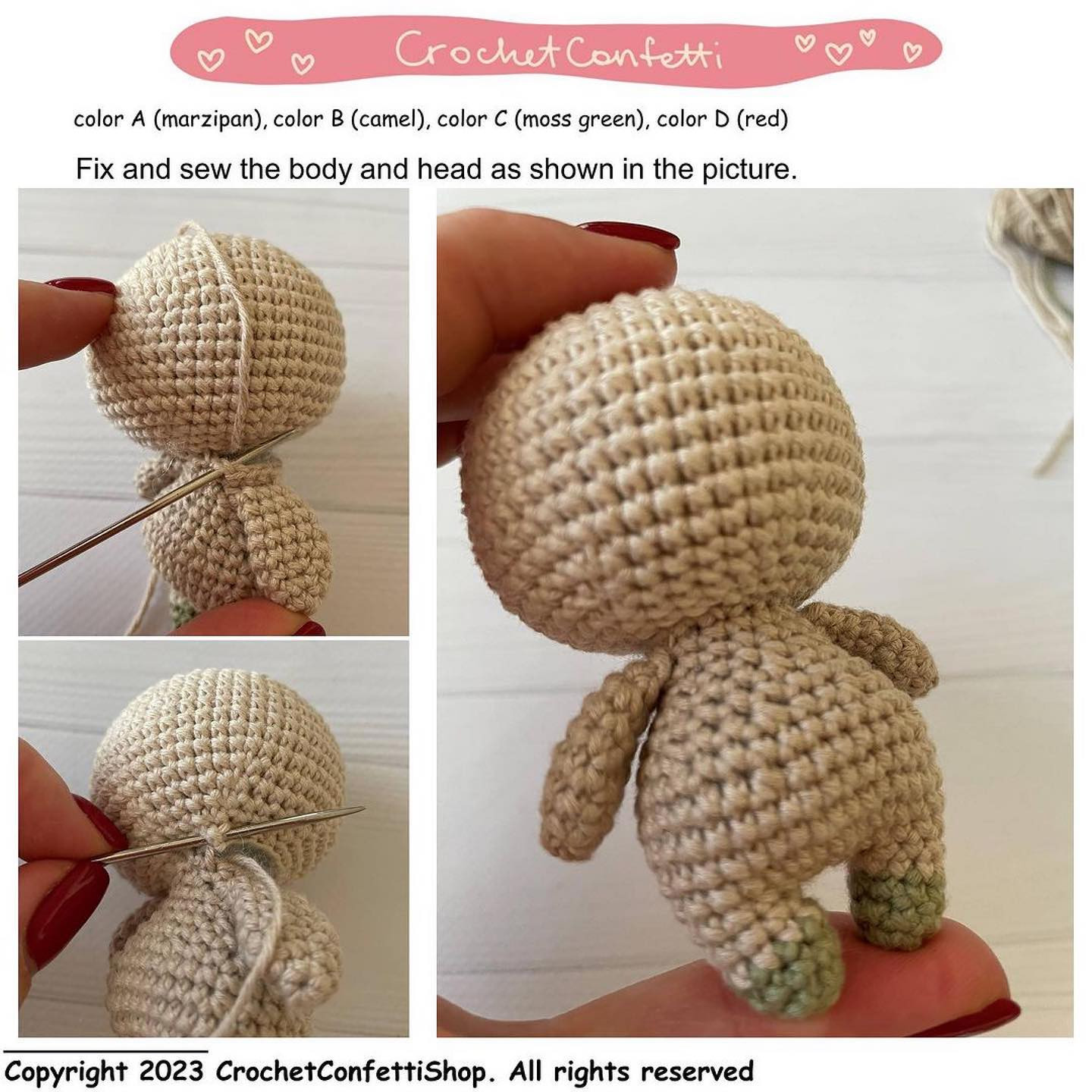 Free Crochet Pattern for Cute Mushroom Doll
