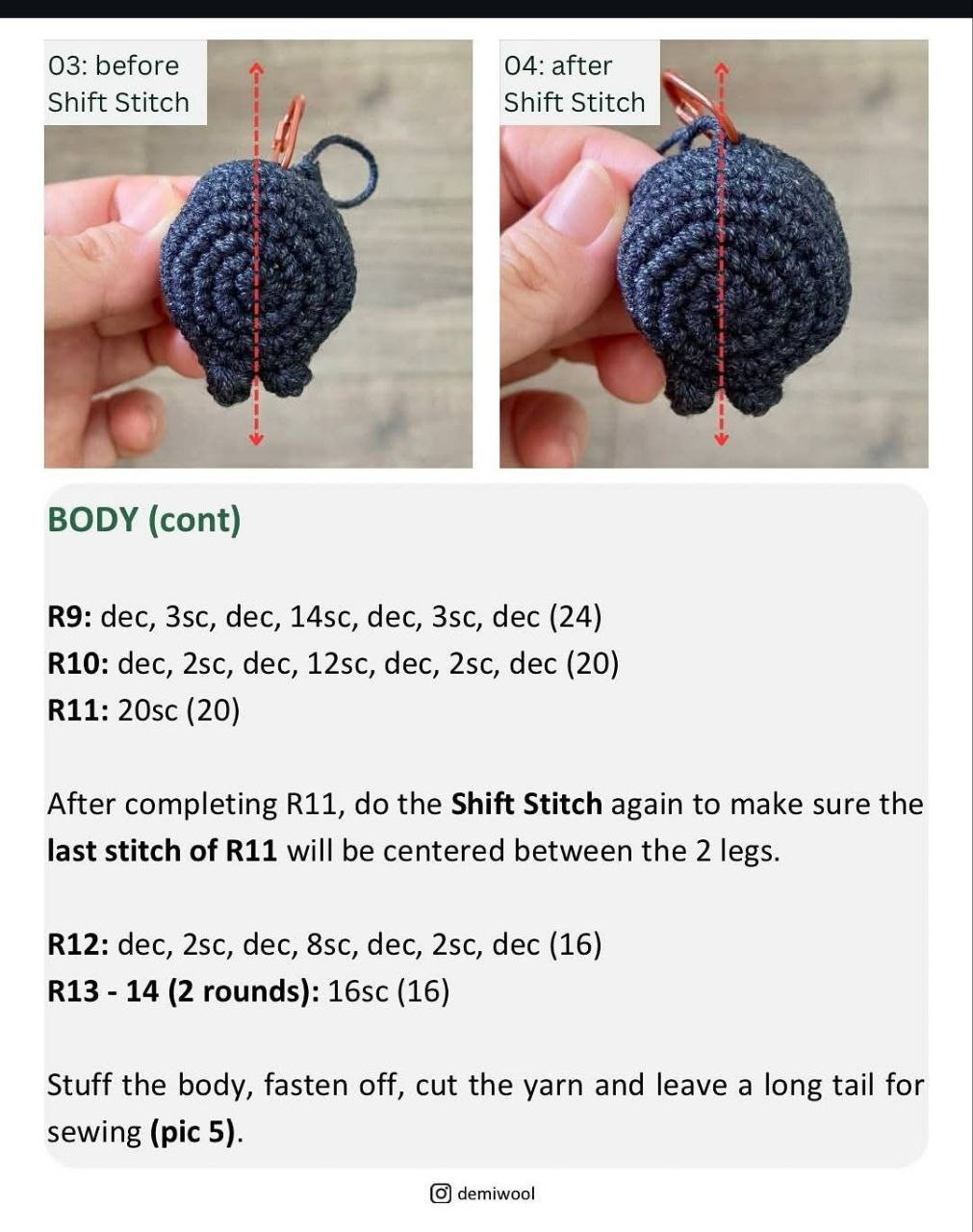 Free Crochet Pattern: Jiji the Black Cat Amigurumi