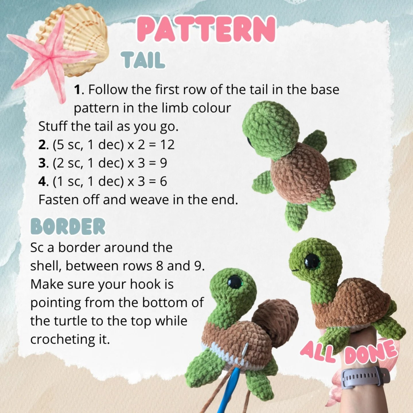 Free No-Sew Turtle Crochet Pattern for Cute Plushies