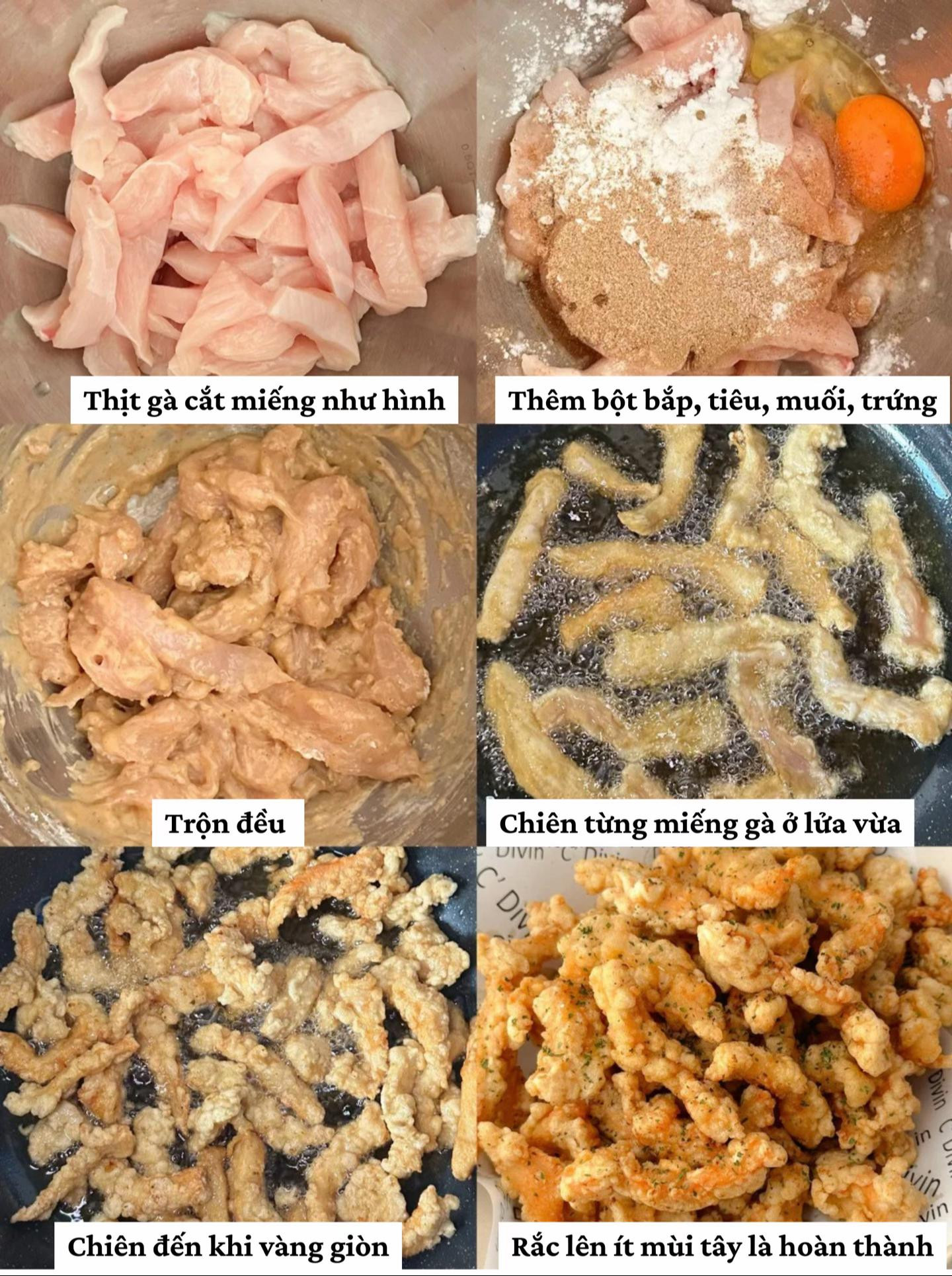 Gà chiên siu ngon