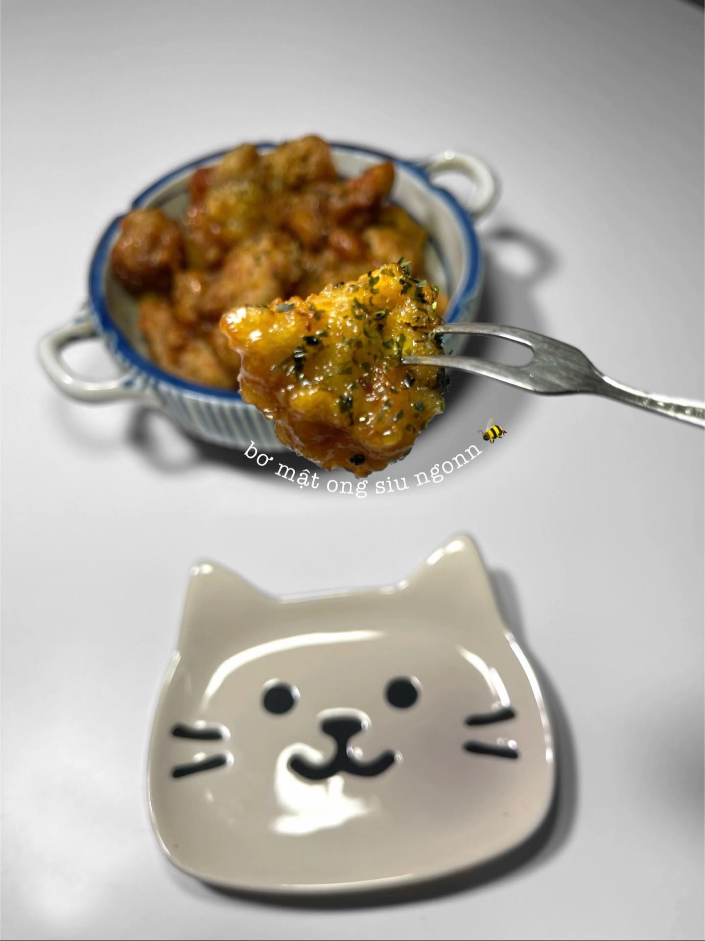 Gà chiên sốt bơ mật ong ハニーバターチキン - Honey butter chicken 🍯