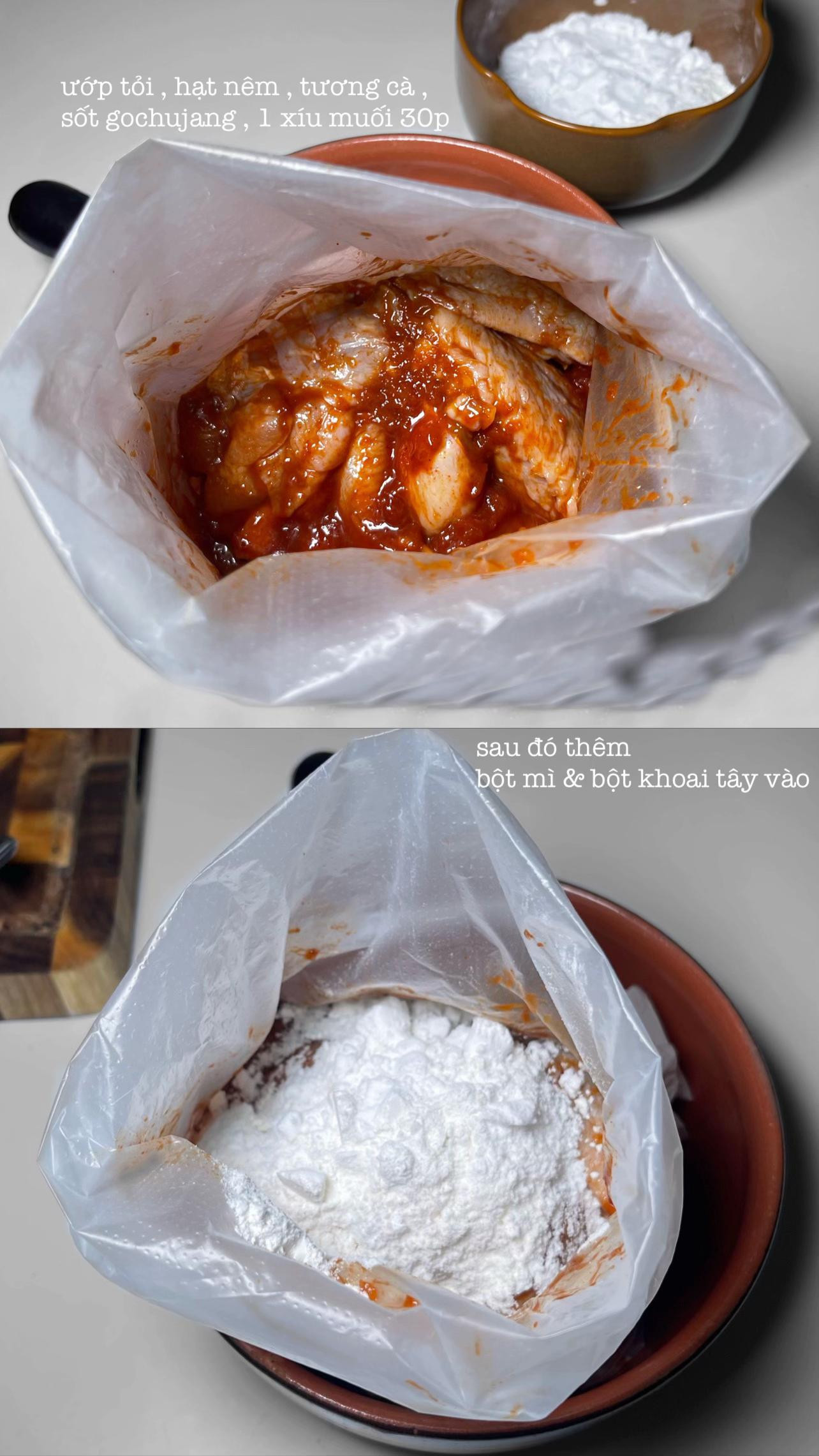 Gà sốt cay ( cay vừa )
ピリ辛チキン - Piri-kara chicken 🐤