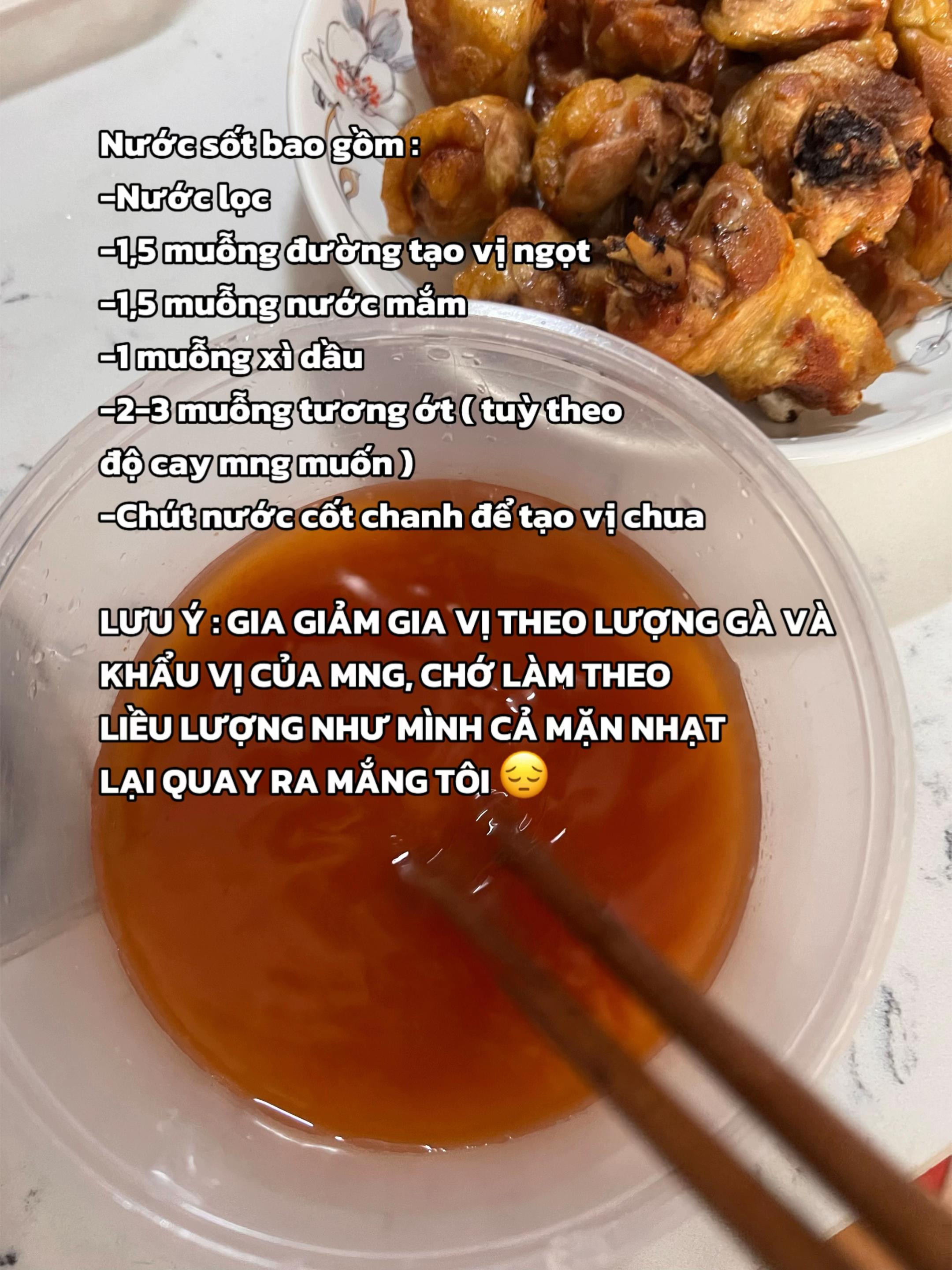 | GÀ SỐT CHUA NGỌT by #thyyeubep |