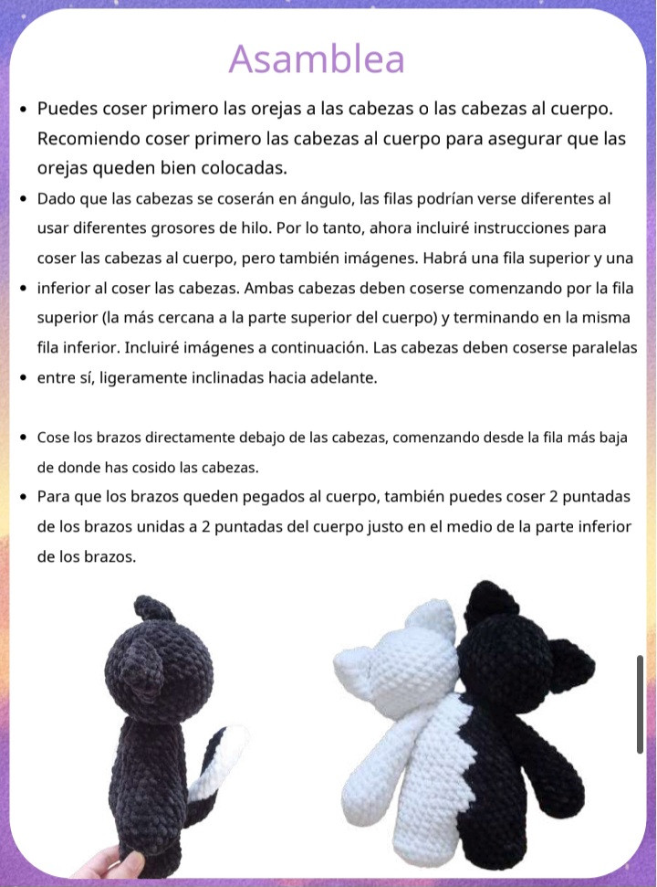 Gatitos de Sol y Luna en Amigurumi